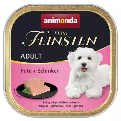 Animonda vom Feinsten Adult to karma dla dorosłych psów w praktycznych tackach,  która została wyprodukowana tylko i wyłącznie ze starannie wyselekcjonowanego mięsa o najwyższej jakości. Karma nie zawiera zbóż ani soi,  ponieważ te składniki mogą być przyczyną alergii i niestrawności. Dlat