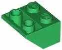 Lego 3660 skos 45° 2x2 zielony 1 szt N
