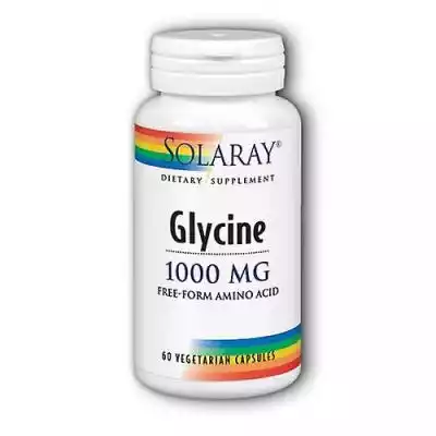 Solaray Glycine, 1 000 mg, 60 kapsli (op Podobne : Solaray Lutein Eyes Advanced, 24 mg, 30 Veg Caps (opakowanie po 1) - 2758548
