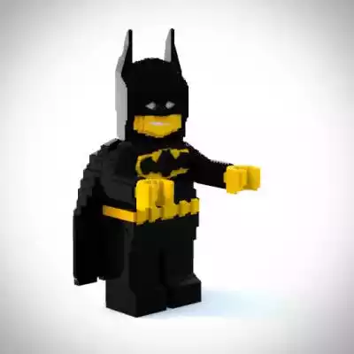 Figurka jak Batman zbudo. z klocków Lego Allegro/Dziecko/Zabawki/Klocki/LEGO/Pozostałe