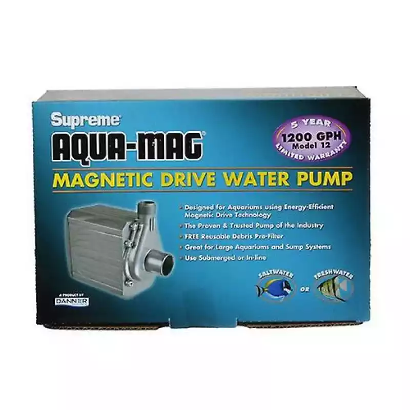 Pompa wodna Supreme Aqua-Mag z napędem magnetycznym, pompa Aqua-Mag 12 (1 200 GPH) (opakowanie 3 szt.)  ceny i opinie