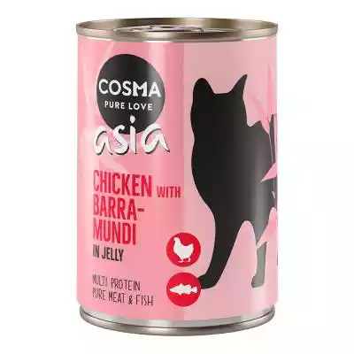 Pakiet Cosma Asia, 12 x 400 g - Kurczak  Koty / Karma mokra dla kota / Cosma / Cosma Asia