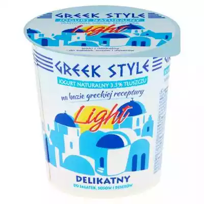 Greek Style - JOGURT GRECKI LIGHT  340g Podobne : Język grecki na co dzień. Rozmówki polsko-greckie z płytą CD. 70 minut nagrań - 744200