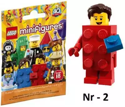 Lego 71021 Minifigures Człowiek Klocek L Podobne : lego klocek 1x2 Czarny x 25 sztuk 3004 - 3022122