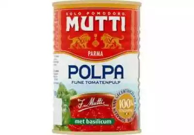 Mutti Pomidory Krojone Z Bazylią 400 G Podobne : Mutti - Pomidory drobno krojone bez skórek - pulpa. 100% Italiano - 225230