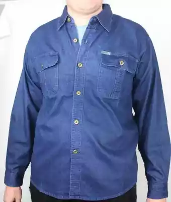 Koszula Męska Jeansowa Duża Dżinsowa 9XL Podobne : Męska koszula o regularnym kroju K-TEBE - 27099