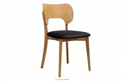 Krzesło loft dąb czarne LYCO 