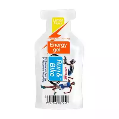 Activlab - Energy żel glukozowy RUN&BIKE Podobne : Żel Energetyczny Energy Gel Orange O Smaku Pomarańczowym - Smak pomarańczowy 40 g - 5818