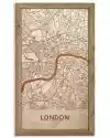 Drewniany obraz miasta - Londyn w dębowej ramie 20x30cm Dąb, Orzech, Heban