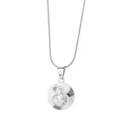 Medalik srebrny Matka Boska Karmiąca Podobne : Medalik srebrny - 129514