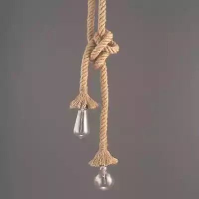 Vintage hemp rope pendant light to dobry wybór do dekoracji domu.^ Ta lampa wisząca z dwoma żarówki E27,  kompatybilna z...