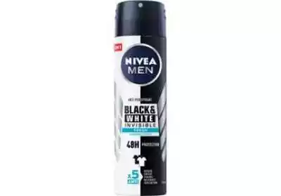 NIVEA MEN Black&White Invisible Fresh Antyperspirant to produkt,  który zapewni Ci skuteczną i niezawodną ochronę przed poceniem się,  bez ryzyka pobrudzenia Twoich ulubionych ubrań. Zapewnia ochronę 5w1 i chroni przed nieprzyjemnym zapachem,  poceniem,  żółtymi plamami,  bia