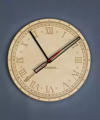 Dekoracyjny, drewniany zegar na ścianę - Podobne : Natruba, Naturalny gryzak, zabawka do kąpieli, Paw, jasnoniebieski - 40164