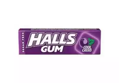 Halls Cool Cassis Gumy 14 G/18 G Podobne : Halls Gum Guma do żucia bez cukru o smaku miętowym 36,5 g (25 sztuk) - 839505