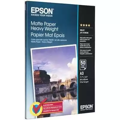 Papier fotograficzny EPSON Heavy Weight  Podobne : Epson Papier $ Archival Matte Paper 50 Arkuszy 192 g/m  A3+ - 398985