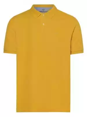 Fynch-Hatton - Męska koszulka polo, żółt 