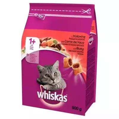 Whiskas wie,  co kocha Twój kot i czego naturalnie potrzebuje.Sucha karma Whiskas 1+ to w pełni kompletny i zbilansowany pokarm,  z optymalnym poziomem witamin i minerałów,  stworzony by pomóc Ci troszczyć się o Twojego dorosłego kota w najlepszy możliwy sposób.- Pod kątem odżywczym,  nasz