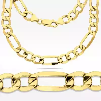Łańcuszek ze złota 60cm splot figaro Biżuteria złota > Łańcuszki złote