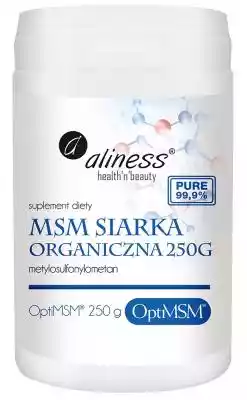 Aliness MSM Siarka Organiczna proszek 25 medicaline