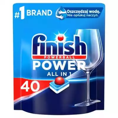FINISH Tabletki Power All-in-1 40 fresh Podobne : Tabletki do zmywarek FINISH Power All in 1 Fresh 53 szt. - 1449681