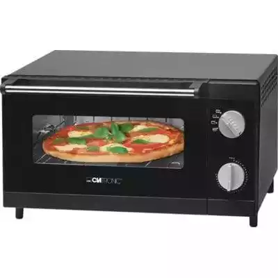 Mini-piekarnik idealny do grillowania i podpiekania Duży ruszt do pieczenia,  idealny do pizzy (26 x 25 cm) 60-minutowy timer z sygnałem zakończenia
