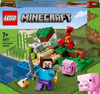 Lego Minecraft Zasadzka Creepera 21177 minecraft