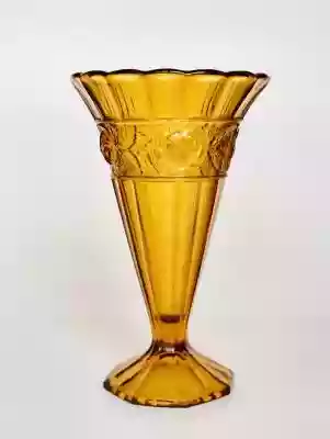 Miodowy wazon La Verrerie de SCAILMONT B Podobne : Wazon art deco Huta Hortensja - 1807