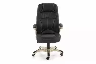 Krzesło do biurka z podłokietnikami czarne HAKO