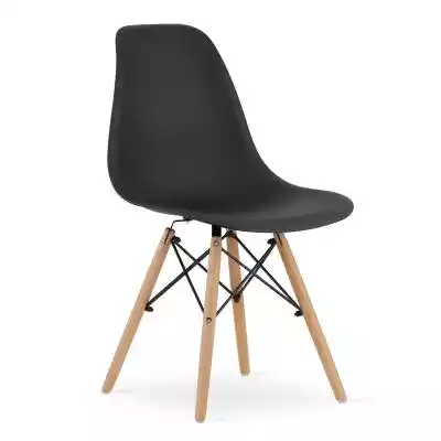 Krzesła skandynawskie czarne OSAKA 3315  Podobne : Skandynawskie krzesło obrotowe szare MOTLO - 165432