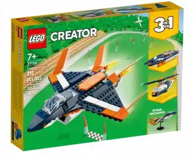 Lego Creator Odrzutowiec naddźwiękowy 31 creator 3 w 1