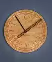 Dekoracyjny, drewniany zegar na ścianę - Classic 6 - Dąb Dąb