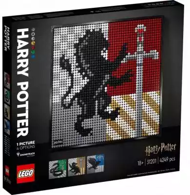 31201 Lego Art Herby Hogwartu Podobne : LEGO Art 31201 Harry Potter Herby Hogwartu - 17355