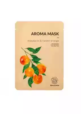 Mandarynkowo-pomarańczowa maska w płachcie   Mandarynkowo-pomarańczowa maska koreańska w płachcie dla skóry pełnej blasku Poczuj przypływ energii. Odzyskaj radość i dobry nastrój. Mandarynkowo-pomarańczowa maska na bawełnianej płachcie do twarzy doskonale łączy funkcję odżywczą z aromatera
