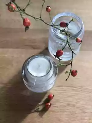 Zestaw z grubego szkła: wazon i świeca o Podobne : Świeca sojowa MAGIC GARDEN - 1802