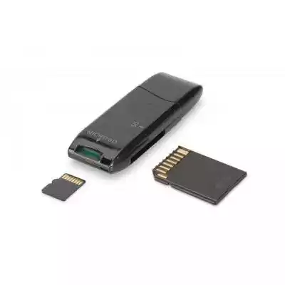 Digitus Czytnik kart 2-portowy USB 2.0 H Podobne : Czytnik kart SD/microSD USAMS US-SJ430 Lightning Czerwony - 204665
