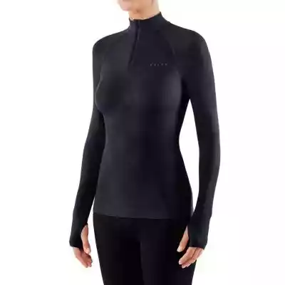 FALKE Kobiety Koszulka z dlugim rekawem  Podobne : Koszulka z długim rękawem z wiskozy czarna - sklep z odzieżą damską More'moi - 2647