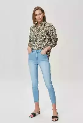 Koszula z kwiatowym printem Podobne : Bluza damska z printem na rękawie B-PAMELA - 26743