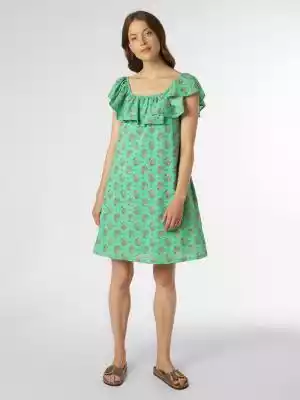 Przewiewna sukienka z bawełny marki Marie Lund z gumką przy dekolcie to propozycja do różnych stylizacji.