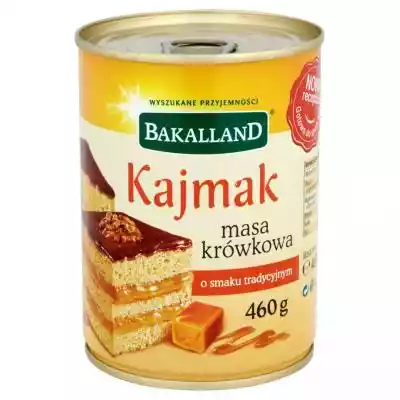 Bakalland - Masa kajmakowa Podobne : Bakalland Kajmak masa krówkowa o smaku tradycyjnym 460 g - 868963