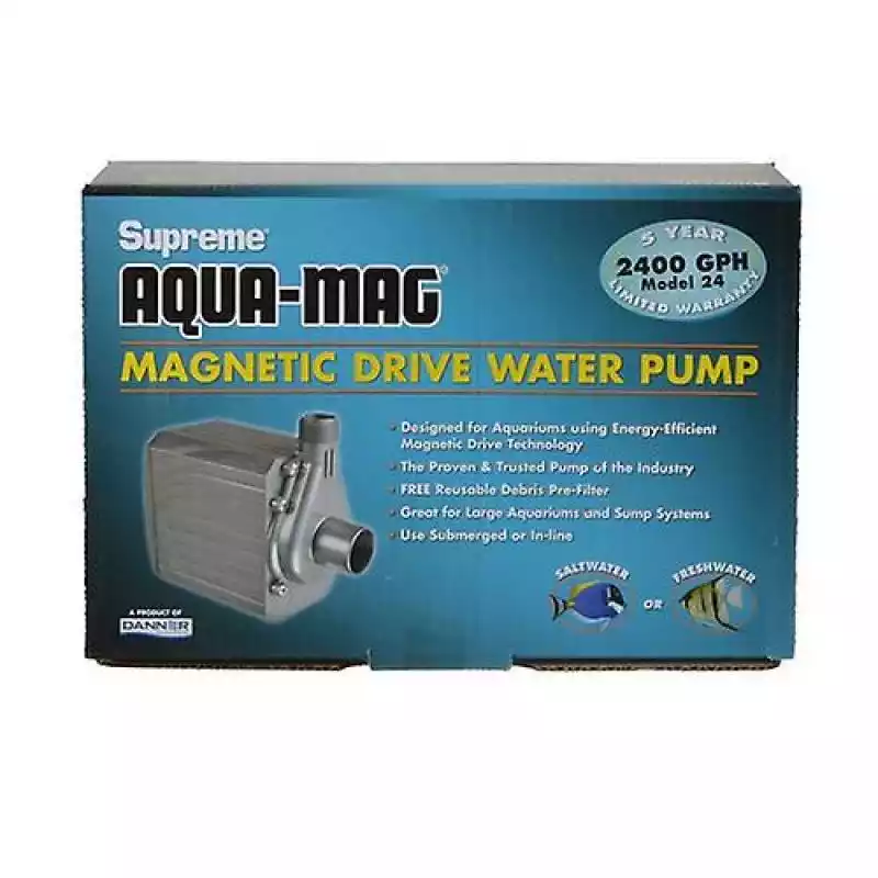 Pompa wodna Supreme Aqua-Mag z napędem magnetycznym, pompa Aqua-Mag 24 (2 400 GPH) (opakowanie 2 szt.)  ceny i opinie