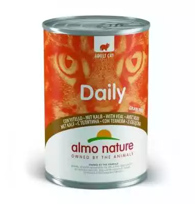 ALMO NATURE Daily Z cielęciną - mokra ka Podobne : Almo Nature Jelly Tuńczyk i sola - mokra karma dla kota - 55 g - 88369