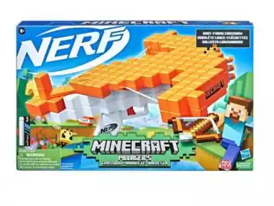 Nerf i Minecraft łączą siły,  by tworzyć charakterystyczne wyrzutnie do walk Nerf! Kusza Nerf Minecraft Pillager's Crossbow czerpie inspirację z popularnej gry Minecraft. Możesz strzelać strzałkami do celu i poczuć,  jak działa prawdziwy mechanizm kuszy. Pociągnij dźwignię do zbrojenia
