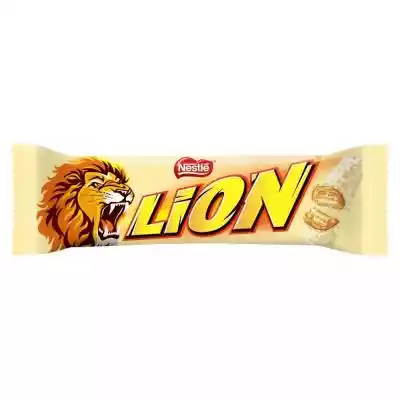 Lion White Nadziewany wafel z karmelem i Artykuły spożywcze > Słodycze > Batony, wafle