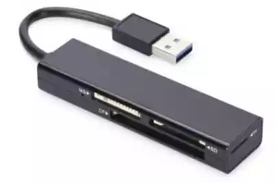 EDNET Czytnik kart 4-portowy USB 3.0 Sup Podobne : EDNET Czytnik kart 4-portowy USB 3.0 SuperSpeed (Compact Flash, SD, Micro SD/SDHC, Memory Stick), czarny - 396408