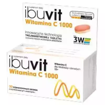 Ibuvit Witamina C 1000 mg  30 trójwarstw Podobne : Ibuvit Witamina C 1000 mg  30 trójwarstwowych tabletek o kontrolowanym uwalnianiu - 37893