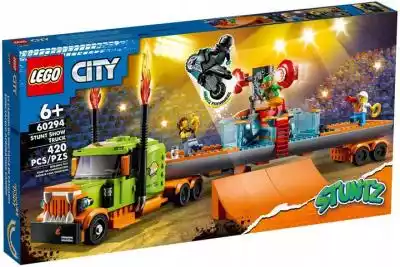 Lego City 60294 Ciężarówka kaskaderska S Podobne : Lego City Stuntz Park Kaskaderski Zestaw 60 - 3132661
