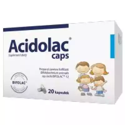 Acidolac caps  20 kapsułek DZIECKO > Zdrowie dziecka > Probiotyki dla dzieci