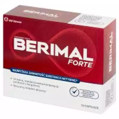 Berimal Forte 30 kapsułek Podobne : Oleofarm D-Vitum Forte 2000 j.m. K₂ Suplement diety 16 g (60 sztuk) - 855437