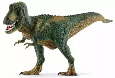 ﻿ Schleich Figurka Dinozaur Tyranozaur  Produkt został przygotowany przez markę Schleich.  Dinozaur jest jednym z najbardziej znanych dinozaurów,  dzięki temu,  iż często pojawia się w filmach.  Dorosły osobnik był ogromnych rozmiarów i bardzo agresywny.  Zabawka jest  wykonana z tworzywa 
