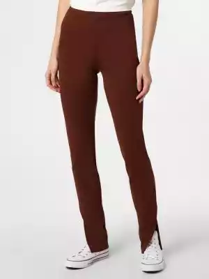 NA-KD - Legginsy damskie, brązowy|czerwo Podobne : Spodnie typu legginsy - 76281